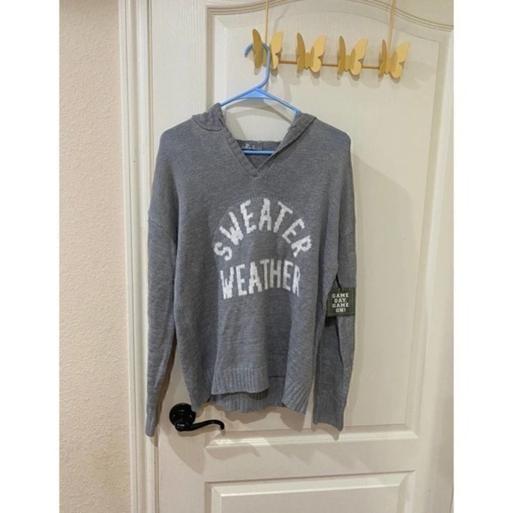 NWT‎ Marled Sweater Weather Hooded sweater